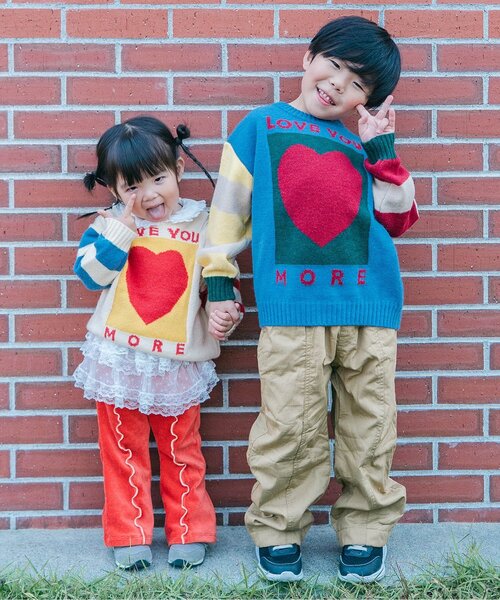 ニット セーター 「ジュニア対応」カラフルジャガードセーター キッズ 子供服 男の子 女の子 | p.premier | 13