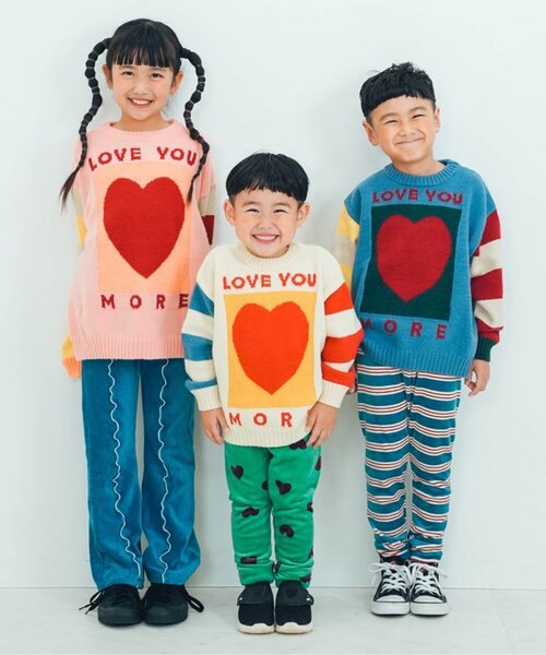 ニット セーター 「ジュニア対応」カラフルジャガードセーター キッズ 子供服 男の子 女の子 | p.premier | 19