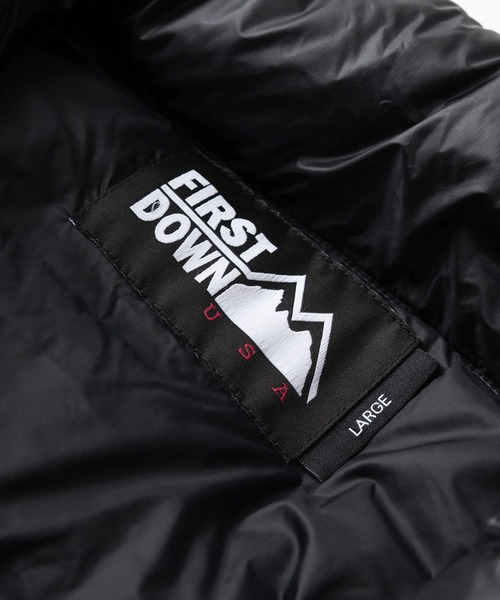 FIRST DOWN（ファーストダウン） ダウンジャケット S ブラック メンズ