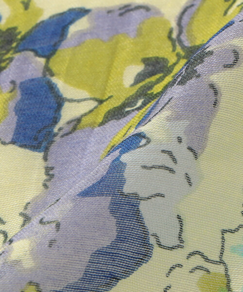 「Comme ca Mature」 ストール FREE パープル レディース_画像6