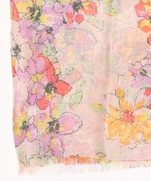 「Comme ca Mature」 ストール FREE パープル レディース_画像8