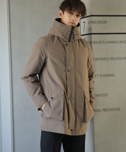 NANO universe（ナノ・ユニバース） ダウンジャケット L モカ メンズ