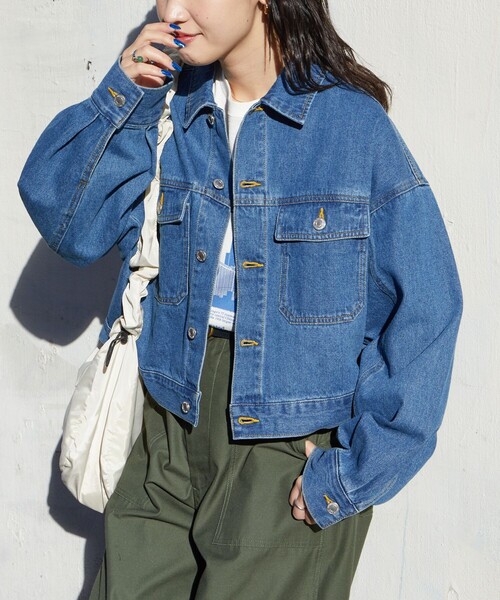 FREAK'S STORE（フリークスストア） デニムジャケット フリ- ネイビー