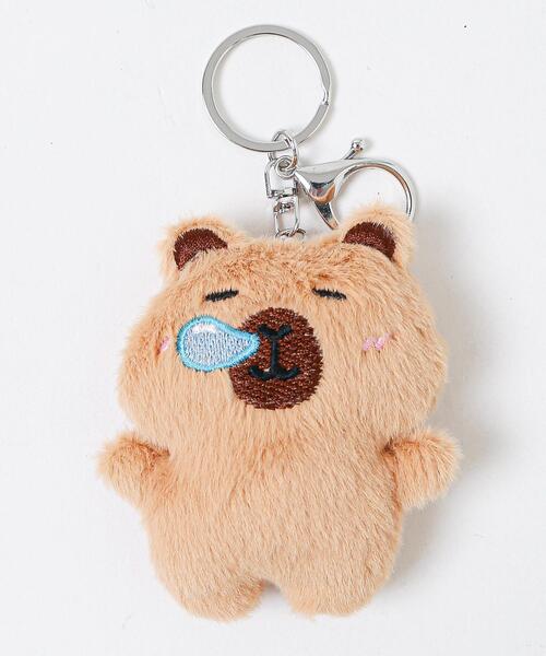 WEGO（ウィゴー） キーホルダー WEGO/ミニカピバラぬいぐるみ