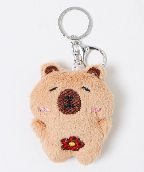 WEGO（ウィゴー） キーホルダー WEGO/ミニカピバラぬいぐるみ
