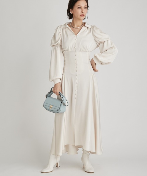 CELFORD（セルフォード） 長袖ワンピース 36 グレー レディース