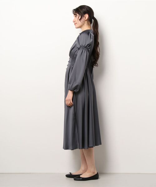 CELFORD セルフォード ロングワンピース 36 CELFORD（セルフォード） 長袖ワンピース 36 クリーム レディース