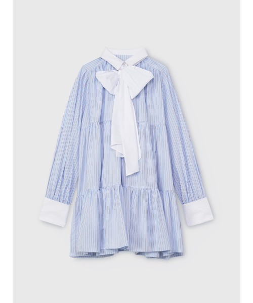 EIMY ISTOIRE（エイミーイストワール） シャツワンピース F サックス