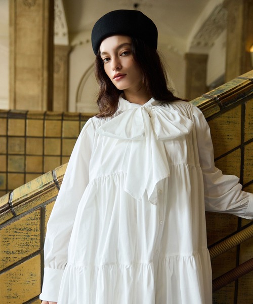 EIMY ISTOIRE（エイミーイストワール） シャツワンピース F サックス