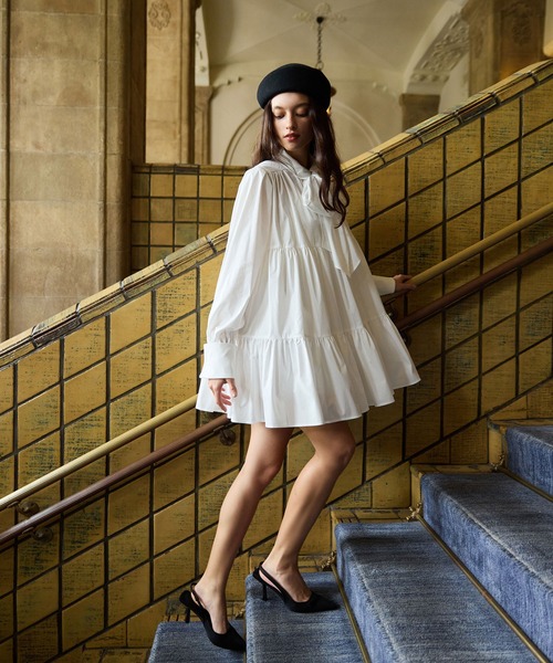 ワンピース emr Andemiu（アンデミュウ） ワンピース ポケットシャツワンピース583413