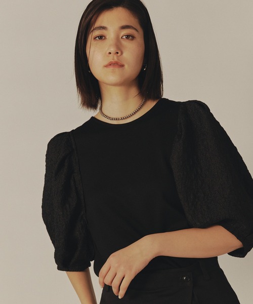 「styling/」 半袖カットソー FREE ホワイト レディース_画像2