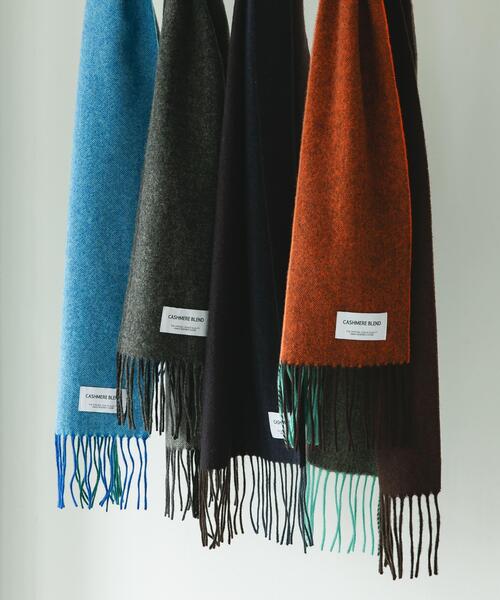 〈新品未使用〉BURBERRI カシミア マフラー BURBERRY（バーバリー） カシミアマフラー（カシミヤ） GIANT CHK SFA