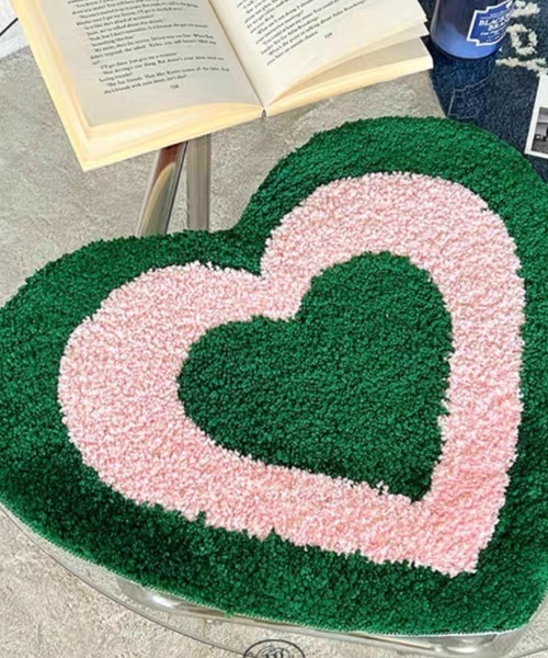 ラグ ラグマット 滑り止め付 ハート型 ふわふわ / マット : ZOZOTOWN