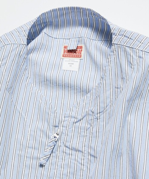 「HINSON」 長袖シャツ MEDIUM ブルー メンズ_画像2
