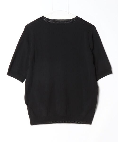 「Cinderella」 半袖ニット X-LARGE ブラック レディース_画像2