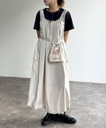 「CPCM」 キャミソールワンピース FREE ブラック レディースの画像2