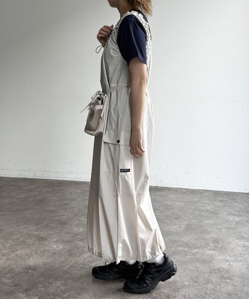 「CPCM」 キャミソールワンピース FREE ブラック レディースの画像3