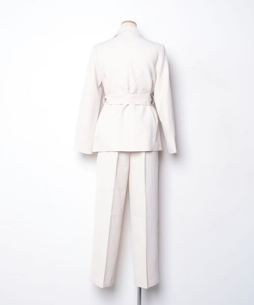 「SMILE ORCHID」 パンツスーツ S アイボリー レディース_画像2