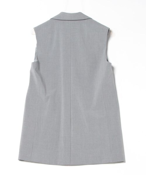 「INED」 ベスト 11号 グレー レディース_画像2