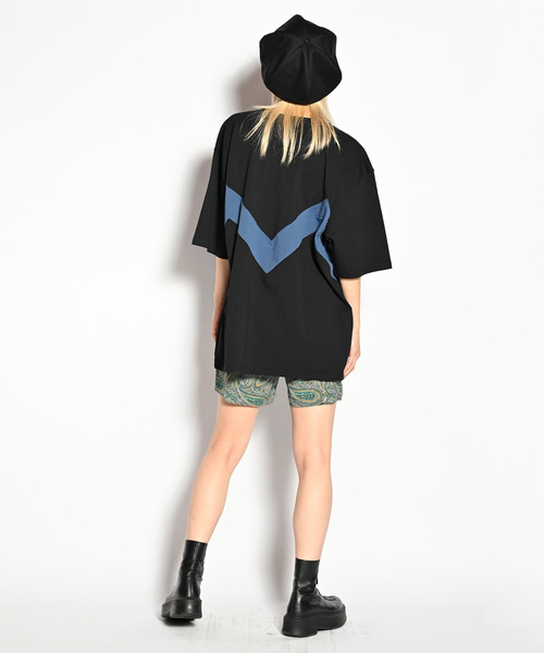 「ALDIES」 半袖Tシャツ FREE オレンジ メンズ_画像3