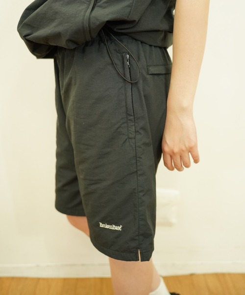 「BROKEN BASE」 ハーフパンツ MEDIUM ネイビー メンズ_画像5
