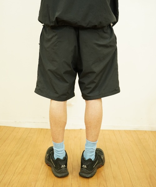 「BROKEN BASE」 ハーフパンツ MEDIUM ネイビー メンズ_画像9