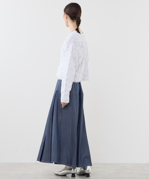 「SOFFITTO」 ニットカーディガン FREE ホワイト レディース_画像10