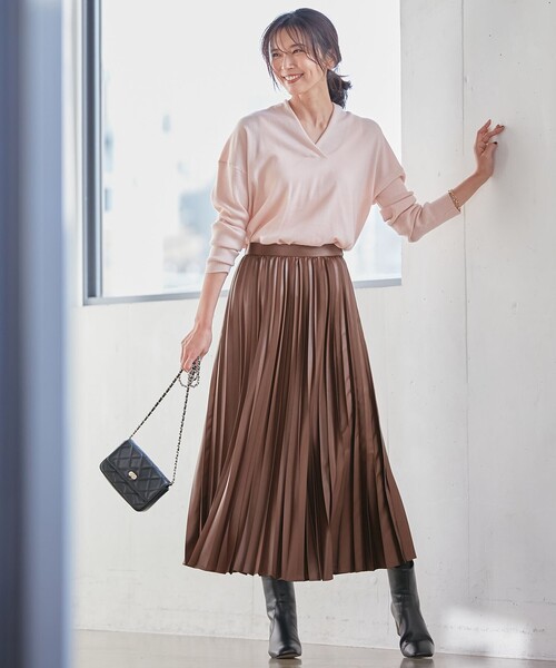 23区（ニジュウサンク） 長袖ニット 38 ピンク レディース : ZOZOTOWN