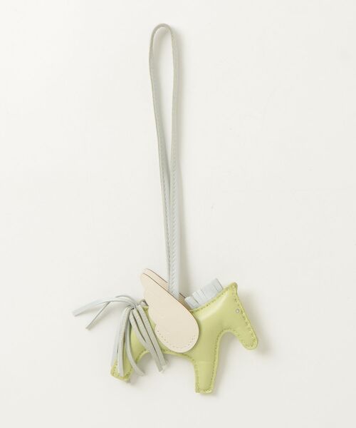 美品　Hermès ペガサス ロデオ　PMライトグリーン HERMES（エルメス） ロデオ ペガサス PM チャーム - グリーン