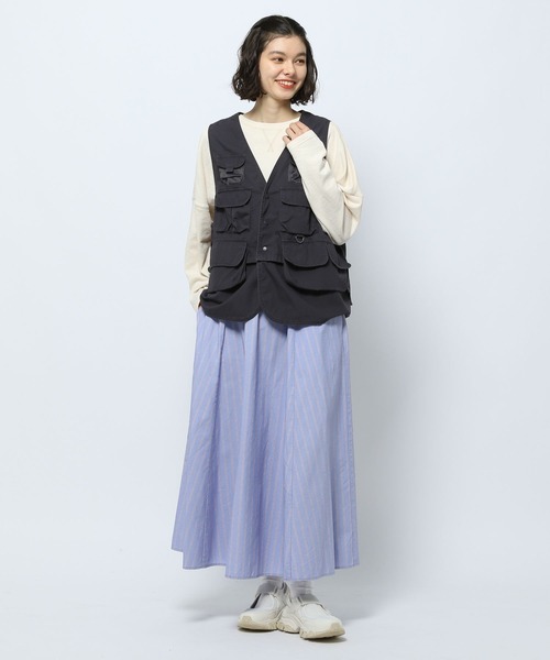 niko and…（ニコアンド） ベスト FREE アイボリー レディース