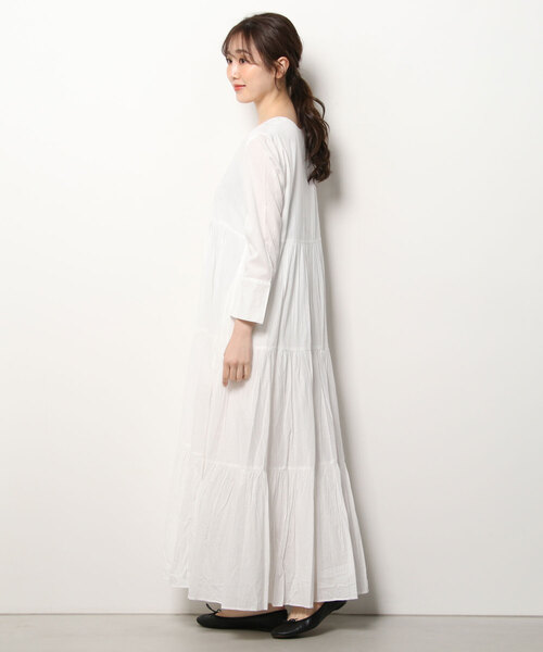 NE QUITTEZ PAS!（ヌキテパ） 長袖ワンピース MEDIUM ブラウン系その他