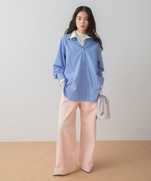 SENSE OF PLACE by URBAN RESEARCH ワイドパンツ パンツ カラーワイド
