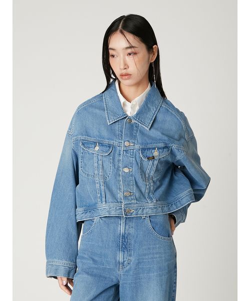 FRAY I.D ライトブルー デニムジャケット 新品タグ付き FRAY I.D（フレイ・アイディー） デニムジャケット gジャン 「Lee