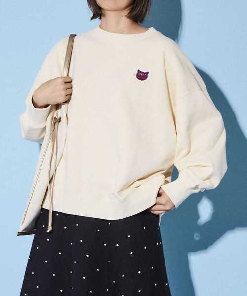 「CONVERSE TOKYO」 スウェットカットソー - グリーン レディース_画像3