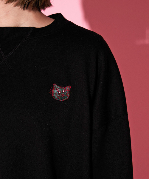 「CONVERSE TOKYO」 スウェットカットソー - グリーン レディース_画像4