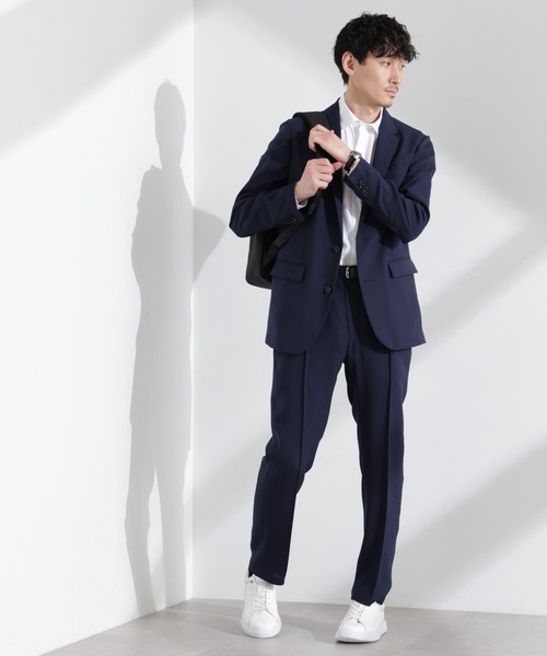 「NANO universe」 パンツ L ネイビー メンズ_画像8