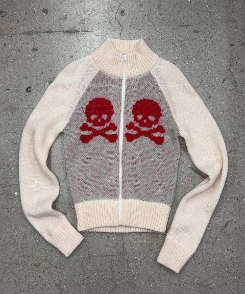 ニット/セーター sculptor SCULPTOR（スカルプター） ニット セーター Skull Zip-Up Sweater