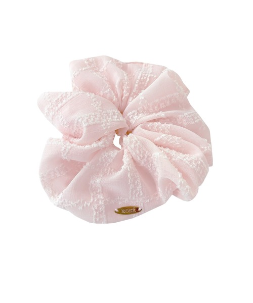 Rose Muse（ロゼミューズ） シュシュ Jacquard check chouchou