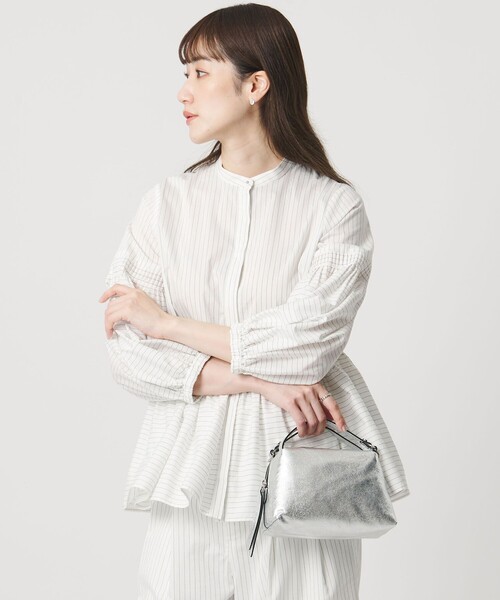 美品 GIANNI CHIARINI ALIFA S シルバー ショルダーバッグ GIANNI CHIARINI（ジャンニ キアリーニ） ショルダーバッグ バッグ