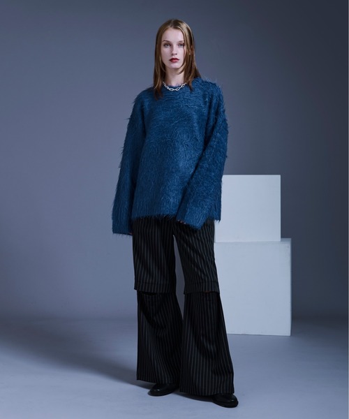 「selle glant」 スラックス LARGE ブラック メンズ_画像6