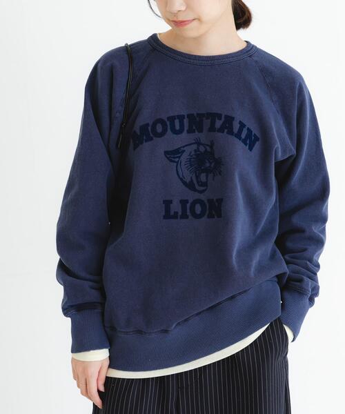 「MIXTA」 スウェットカットソー SMALL ネイビー レディース_画像2