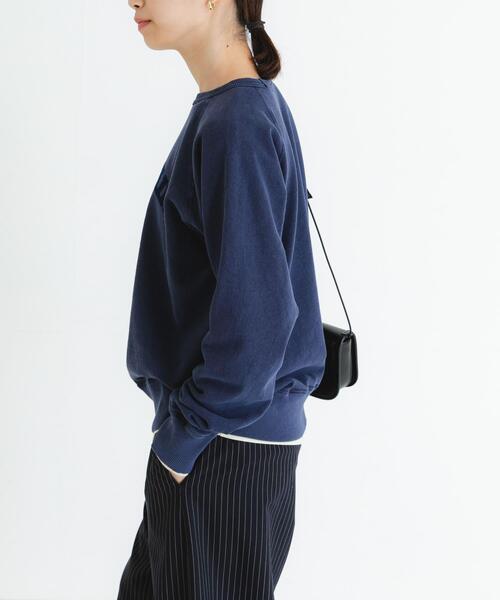 「MIXTA」 スウェットカットソー SMALL ネイビー レディース_画像3