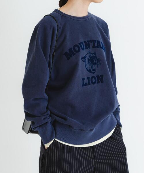 「MIXTA」 スウェットカットソー SMALL ネイビー レディース_画像5