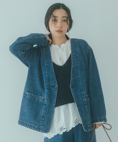 studio CLIP（スタディオクリップ） ジャケット ノーカラージャケット