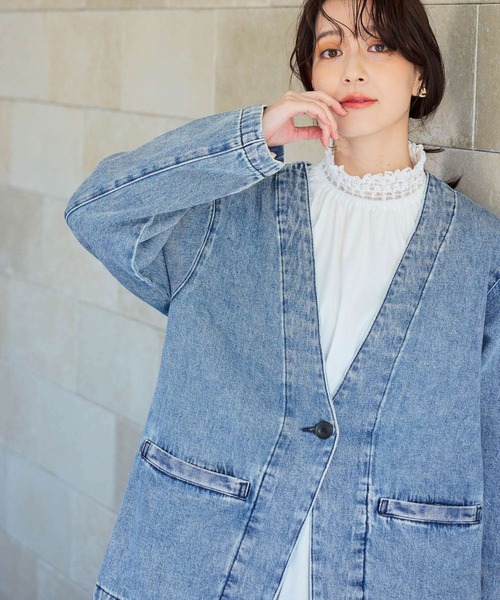 studio CLIP（スタディオクリップ） ジャケット ノーカラージャケット