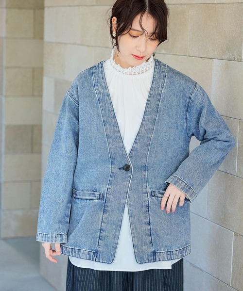 studio CLIP（スタディオクリップ） ジャケット ノーカラージャケット