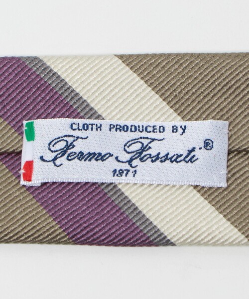 【新品タグ付】【Fermo Fossati】ユナイテッドアローズ　ネクタイ UNITED ARROWS（ユナイテッドアローズ） ネクタイ フォサッティ カラー