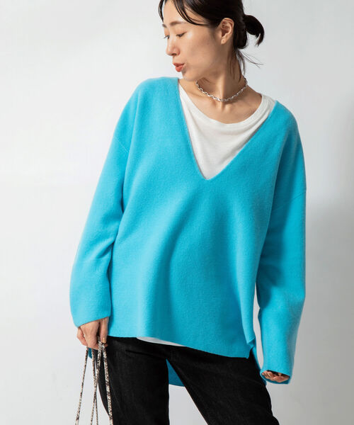 「NOLLEY'S」 長袖ニット 38 ベビーピンク レディース_画像5