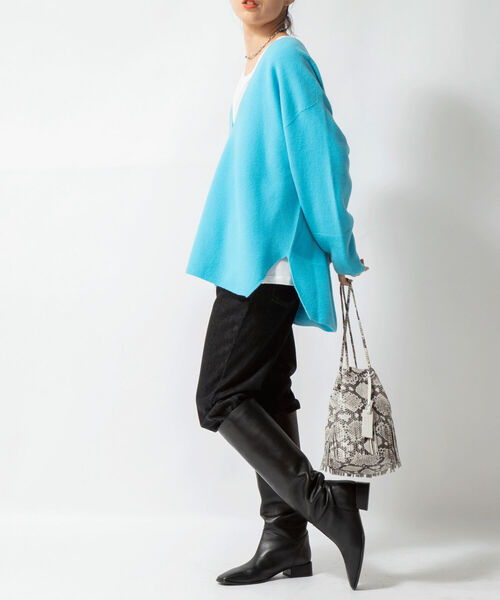 「NOLLEY'S」 長袖ニット 38 ベビーピンク レディース_画像6