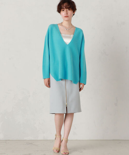 「NOLLEY'S」 長袖ニット 38 ベビーピンク レディース_画像7